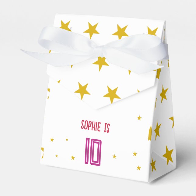 Caja Para Regalos Aniversario del chica deportivo de acrobacia y gim (Front Side)