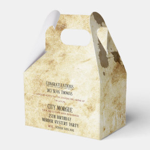 Caja Para Regalos Aniversario del Misterio del Asesinato