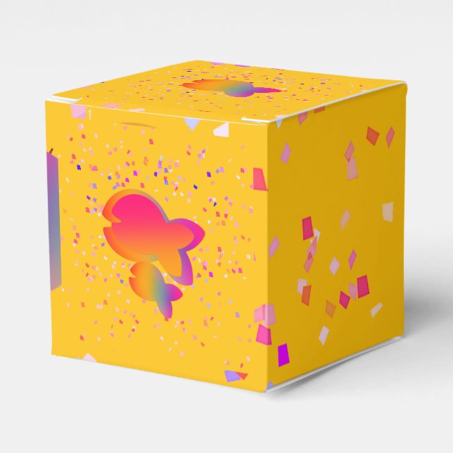 Caja Para Regalos Aniversario del nacimiento de niños de peces de ar (Costado Anverso)