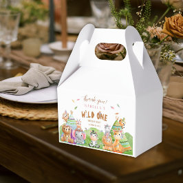 Caja Para Regalos Aniversario del Safari Woodland Tribal Wild One