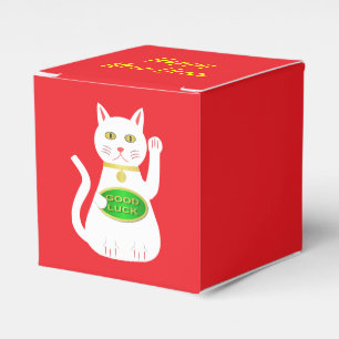 Caja Para Regalos Año Nuevo Chino Personalizado Gato Afortunado Orie
