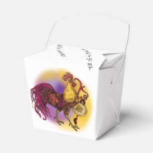 Caja Para Regalos Año zodiaco chino de gallo