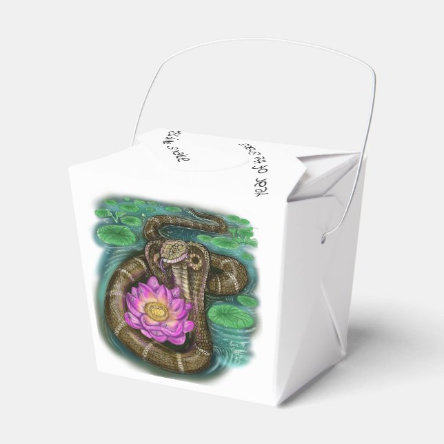 Caja Para Regalos Año zodiaco chino de la serpiente (Front Side)