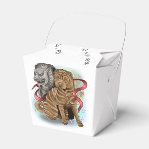 Caja Para Regalos Año zodiaco chino del perro