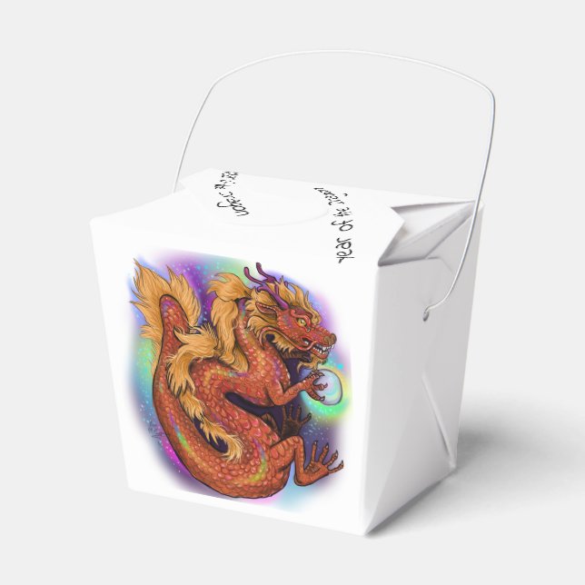 Caja Para Regalos Año Zodiaco del Dragón en China 2024 (Front Side)