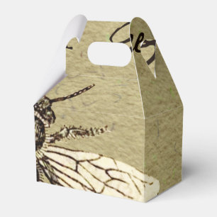 Caja Para Regalos Antigüedad del Ilustracion de los insectos de los 