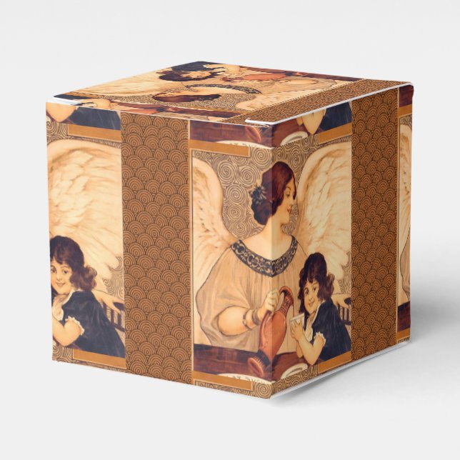 Caja Para Regalos Antigüedad francesa de Chocolate Angel (Costado Anverso)