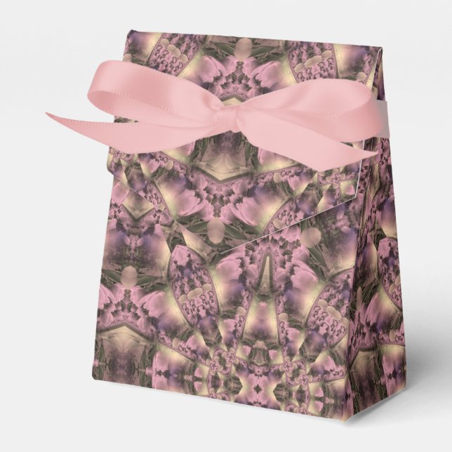 Caja Para Regalos Antigüedad rosada victoriana (Front Side)