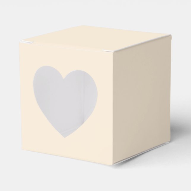 Caja Para Regalos Antiguo Corazón Blanco (Anverso)