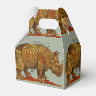 Caja Para Regalos Antigüo rinoceronte durer
