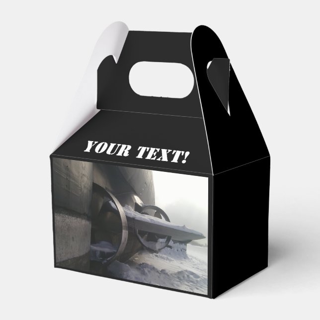 Caja Para Regalos Antiguo submarino oxidado (Front Side)