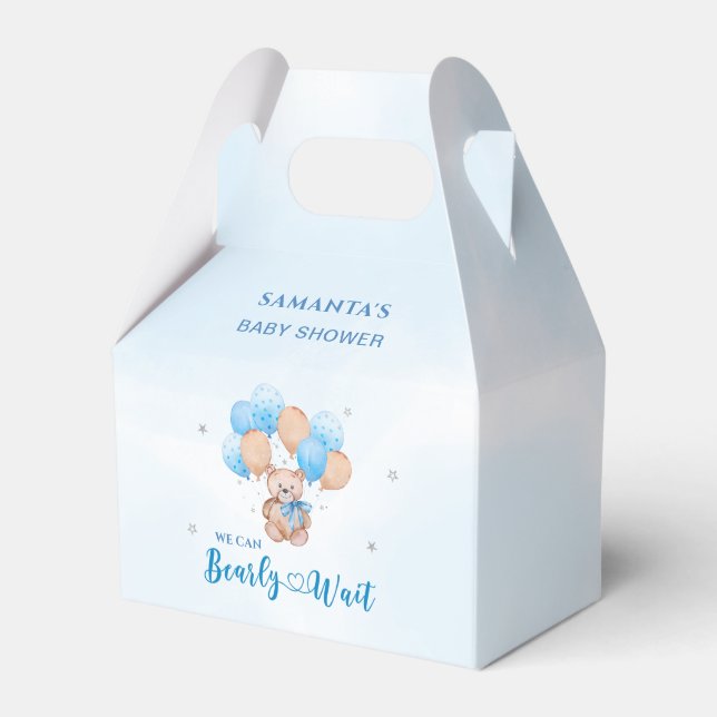 Caja Para Regalos Apenas Esperamos Baby Shower (Front Side)