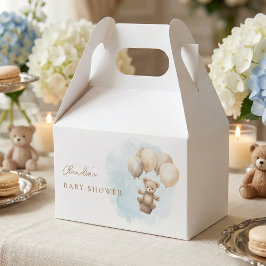 Caja Para Regalos Apenas Esperamos Baby Shower Neutral