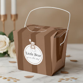 Caja Para Regalos Apenas Esperamos Fiesta de Bebé de Osito de Peluch