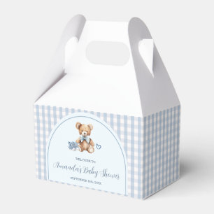 Caja Para Regalos Apenas Podemos Esperar Zapatos de Bebé Oso Ropa de
