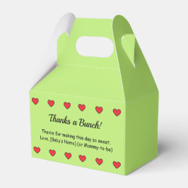 Caja Para Regalos Apple Baby Shower Favor Tags – “Thanks a Bunch!”
