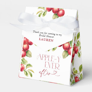 Caja Para Regalos Appley Moderno Después De La Ducha Bridal De Apple
