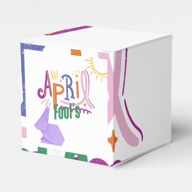 Caja Para Regalos April Fool's (Costado Anverso)