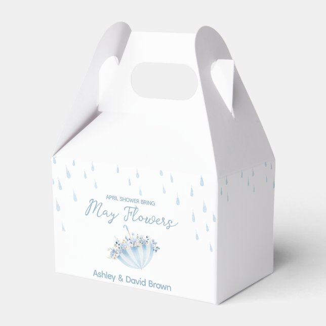 Caja Para Regalos April Shower Bring May Flowers Baby Shower (Front Side)