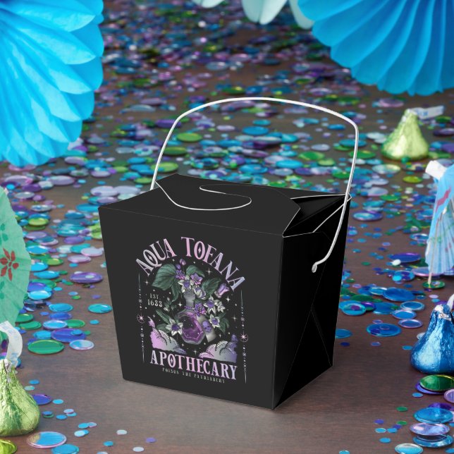 Caja Para Regalos Aqua Tofana Favor Box (Fiesta)