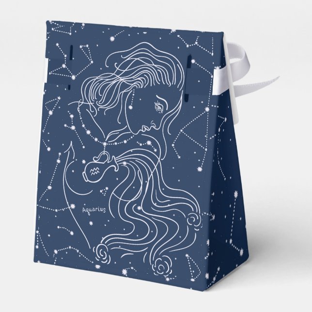 Caja Para Regalos Aquarius (Reverso)