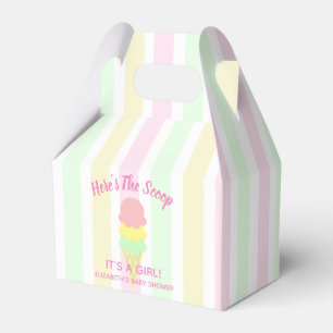 Caja Para Regalos Aquí está el Baby Shower de verano de Scoop Ice