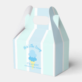 Caja Para Regalos Aquí está el Baby Shower de verano de Scoop Ice Cr
