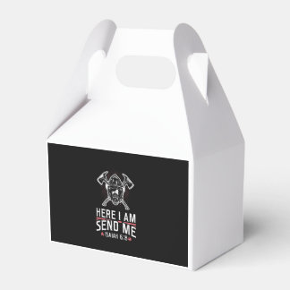 Caja Para Regalos Aquí Estoy Enviándome A Isaiah 68 Bombero