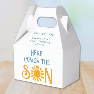 Caja Para Regalos Aquí Viene El Baby Shower Del Hijo