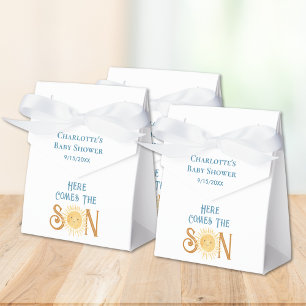 Caja Para Regalos Aquí viene el Baby Shower del niño