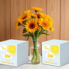 Caja Para Regalos Aquí viene el hijo Fiesta de bebé