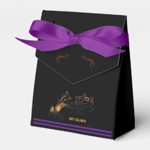 Caja Para Regalos Árbol de Halloween/Octubre/Caída/Calabaza