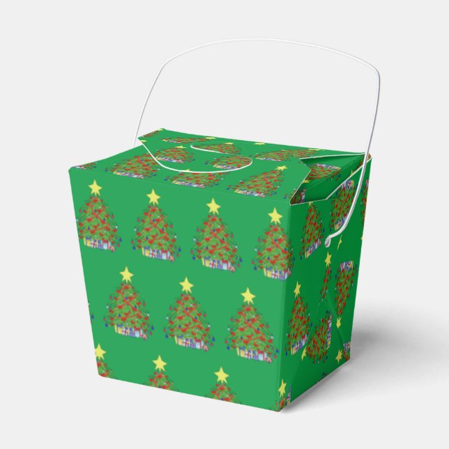 Caja Para Regalos árbol de Navidad (Front Side)