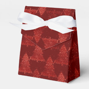Caja Para Regalos Árbol de Navidad clásico Rojo de cardenales rico