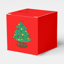Caja Para Regalos Árbol de Navidad de tres niveles desde
