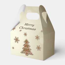 Caja Para Regalos Árbol de Navidad Gingbread
