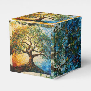Caja Para Regalos Árbol del conocimiento - Pintura de petróleo