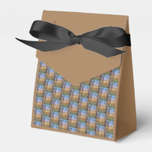 Caja Para Regalos Árboles del atardecer