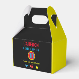 Caja Para Regalos Arcada de Gamer Pixel nivel hasta 10 años