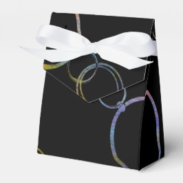 Caja Para Regalos Arcoiris de cadena circular