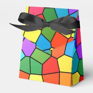 Caja Para Regalos Arcoiris de vidrio templado