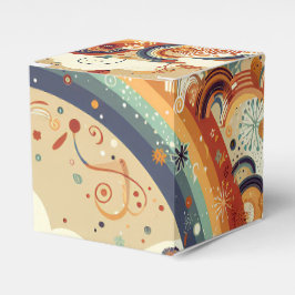 Caja Para Regalos Arcoiris gemelo Baby Shower