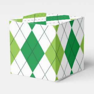 Caja Para Regalos Argyle del Día de San Patricio