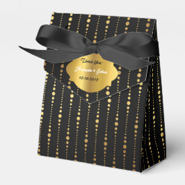 Caja Para Regalos Art Deco Glam Golden Wedding Favor de ti