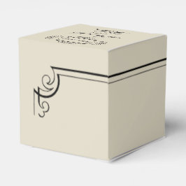 Caja Para Regalos Art Nouveau Posh Wedding Favor Box