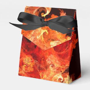 Caja Para Regalos Arte abstracto de aves de fuego bailando