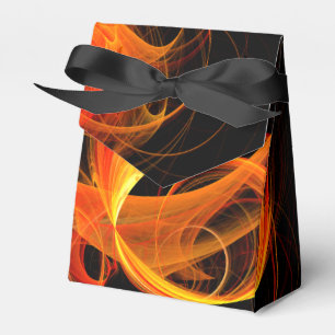 Caja Para Regalos Arte abstracto de bola de fuego