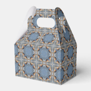 Caja Para Regalos Arte abstracto de la naturaleza del pájaro azul 