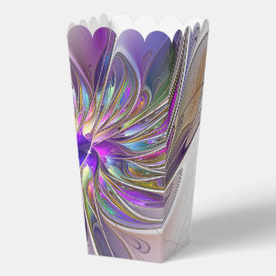Caja Para Regalos Arte abstracto fractal de flores enérgico y colori