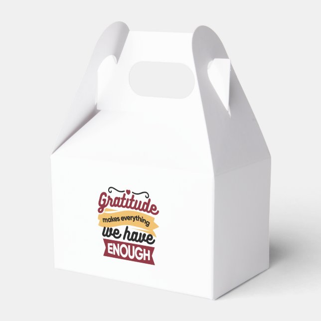 Caja Para Regalos Arte de fe y gratitud – Cristiano edificante  (Front Side)